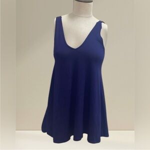 Free People tank top shirt blue